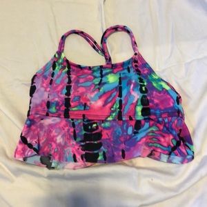 Girls Justice Brand Size 10 Bikini Top